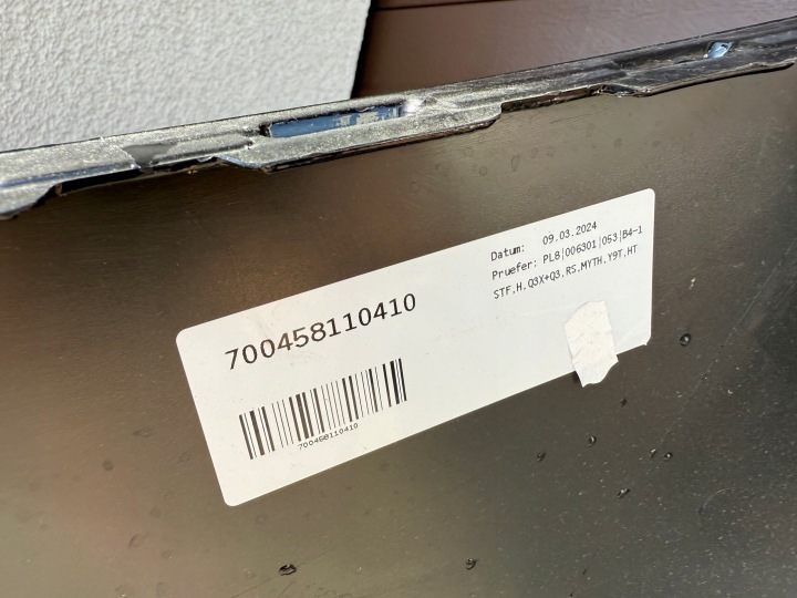 AUDI Q3 II 83A 83F PARE-CHOCS ARRIÈRE ARRIÈRE ARRIÈRE 83A807511 LY9T 4XPDC SLINE
