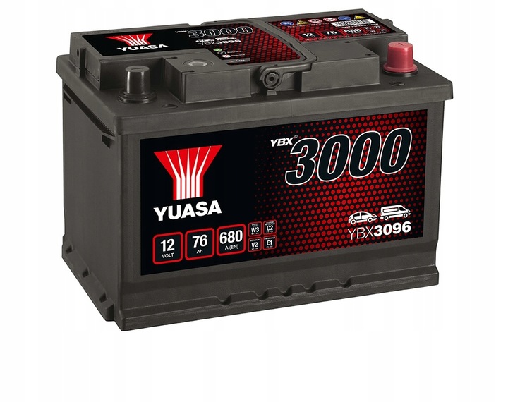 BATERÍA ROZRUCHOWY 12V 76AH 680A YUASA YBX3096 