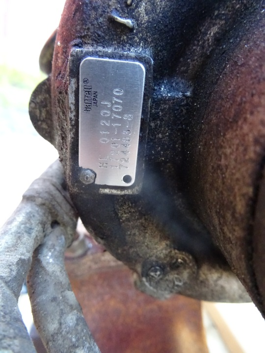 TURBOCOMPRESSEUR GARRETT 724483-8 TOYOTA LANDCRUISER
