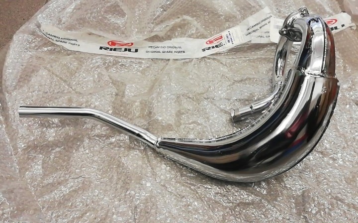 RIEJU MRX SUPERCROSS SILENCIEUX PROTECTION CHROME NEUF ORIGINE