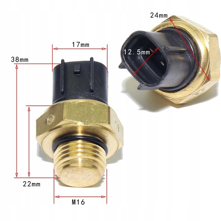 SENSOR TEMPERATURA DE LÍQUIDO REFRIGERACIÓN MOTOCICLETA 