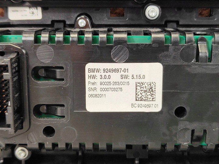 PANNEAU CLIMATISATION COMMANDE CONDUIT D'AIR BMW F10 F11 9249697