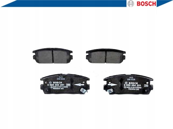 SABOTS DE FREIN DE FREIN OPEL ARRIÈRE ANTARA 06- BOSCH photo 4 - milautoparts-fr.ukrlive.com