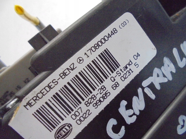 POMPE CENTRAL SERRURE MERCEDES SLK R170 96-04