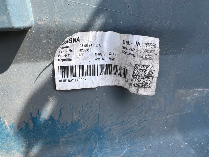 PARE-CHOCS ARRIÈRE ARRIÈRE BMW X1 U11 KIT COULEUR C5L