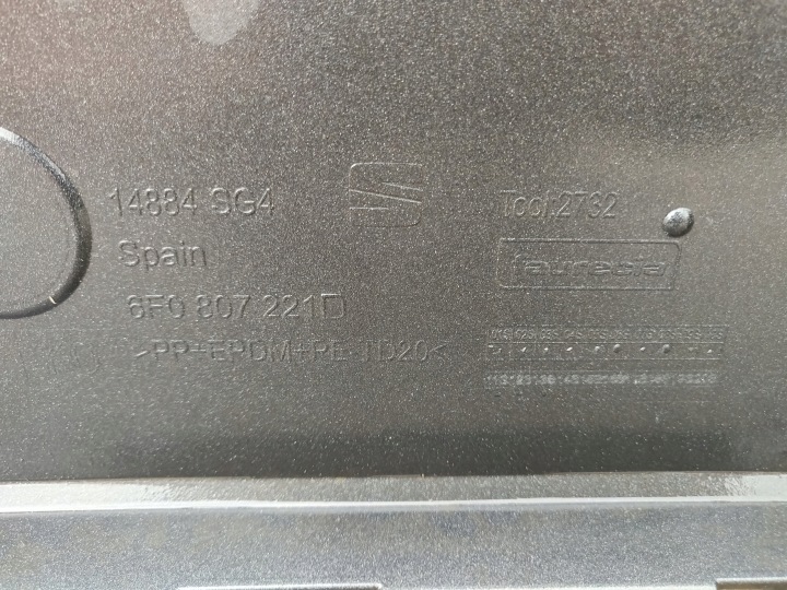 SEAT IBIZA V 5 6F 17-21 PARE-CHOCS AVANT AVANT 6F0807221D