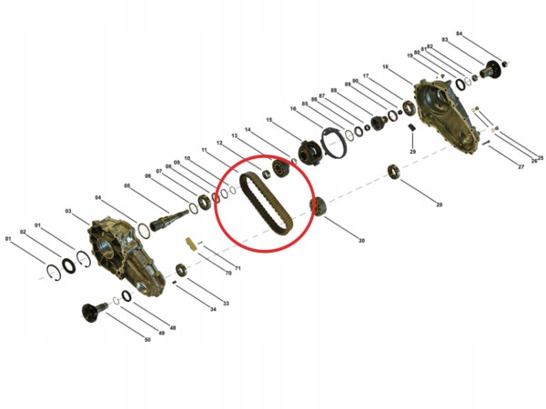 GRANDINĖ REDUKTORIAUS MERCEDES ML GL W164 W166 W251 R nuotrauka 5