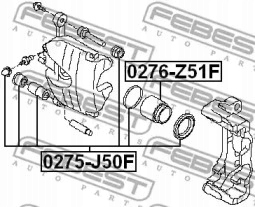 TLOCZEK, SOPORTE FRENOS RENAULT NISSAN INFINITI FE 