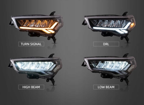 FARO FAROS COMPLETO DIODO LUMINOSO LED VLAND JUEGO TOYOTA 4RUNNER 2014-2020 