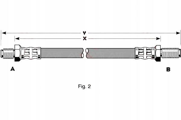 CABLE DE FRENADO ELAST. FORD GRANADA SCORPIO I SI 