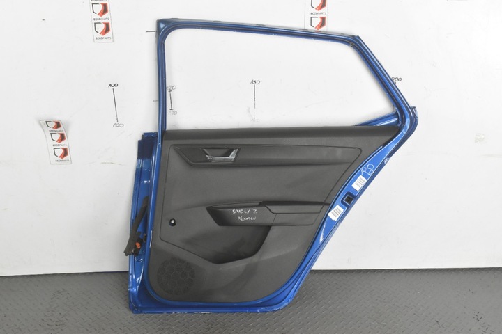 DE PUERTA DERECHA PARTE TRASERA SKODA FABIA 3 HATCHBACK COLOR LF5W 2014-21 