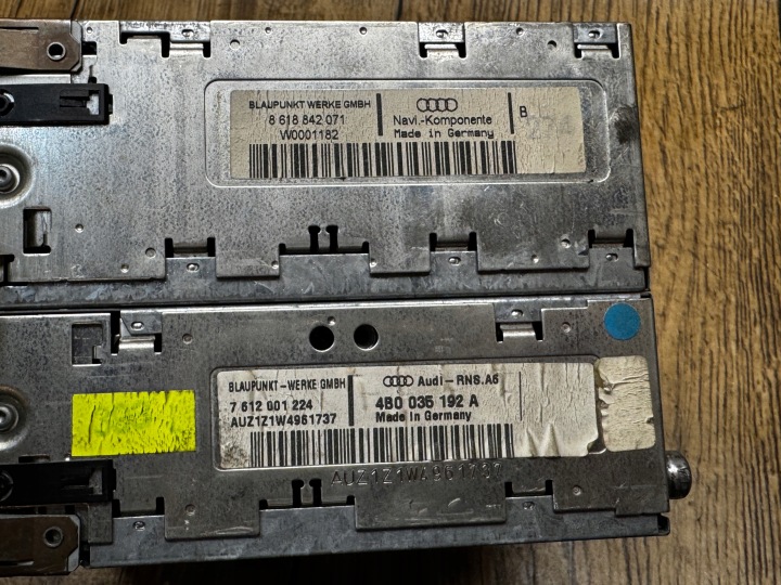 AUDI A6 C5 RADIO NAVIGATION 4B0035192A AVEC CODE NAVIGATION PLUS BOSE 2 DIN