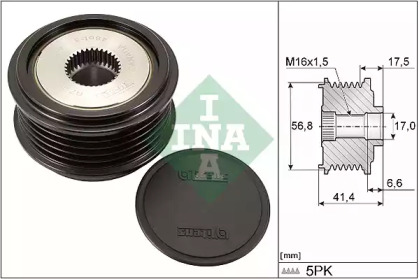 EMBRAYAGE ALTERNATEUR INA 93172295 1204376 12786853