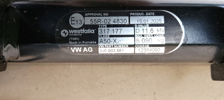 CROCHET ATTELAGE VW VOLKSWAGEN PASSAT B9 23-25ROK 3J0 3J0803881 8W0959245
