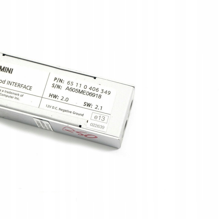 MINI R50 R52 R53 MODULE INTERFACE IPOD 0406349