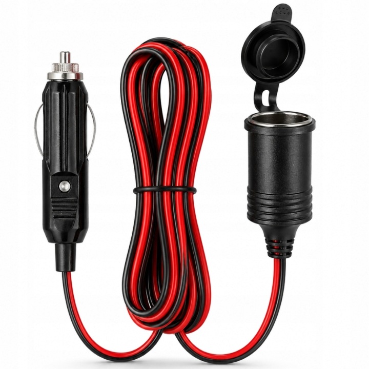 RALLONGE DOUILLES ALLUME-CIGARES AUTOMOBILE 3M 15A 12V/24V 16AWG VALIRON