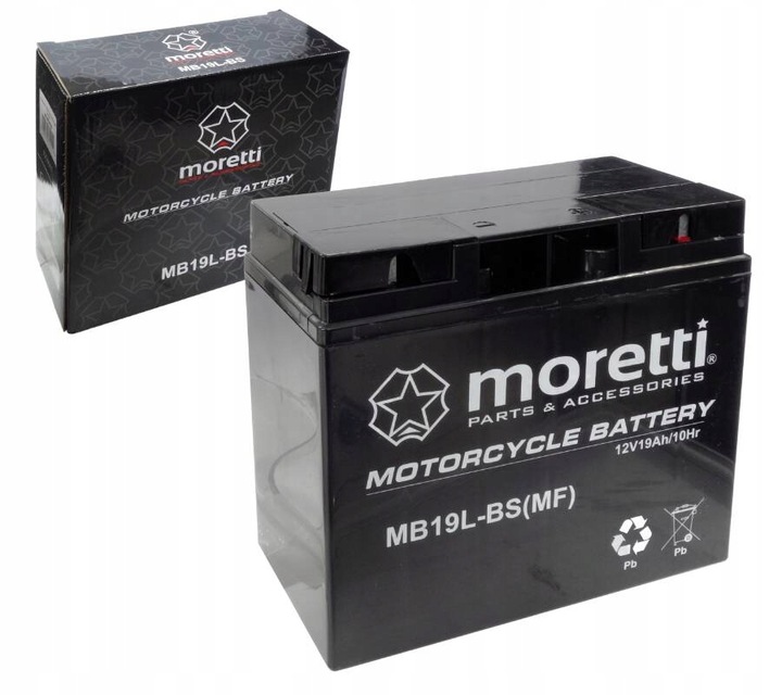 ACCUMULATEUR MORETTI ZELOWY MB19L-BS BMW K R 75 850 1100 1200 1600 GS RT photo 2 - milautoparts-fr.ukrlive.com