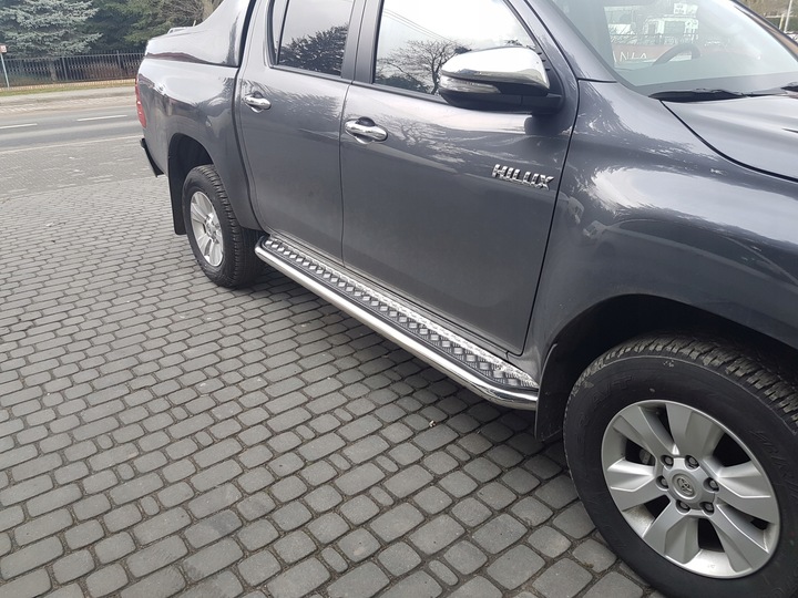 TOYOTA TACOMA HILUX TUNDRA BULL BAR PARACHOQUE LADO UMBRALES ESCALONES POTENTE 