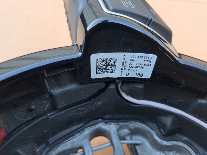 CUIR VOLANT À TROIS BRAS COULEUR NOIR AUDI A6 C7 A7 4G 4G0419091R