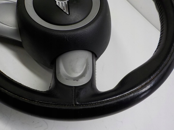 MINI COOPER R52 R55 R56 VOLANT CUIR AIRBAG COUSSIN CONDUCTEUR