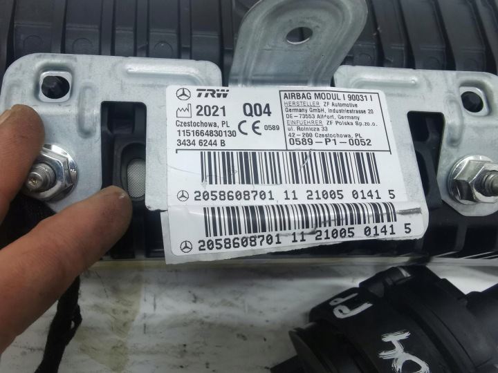AIRBAG PASSAGER MERCEDES C-KLASA W204 LIFT 10-14