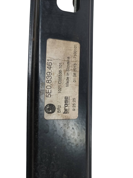 MÉCANISME VITRES GAUCHE ARRIÈRE HAYON 5E0839461 5Q0959811A SKODA OCTAVIA III 2012-
