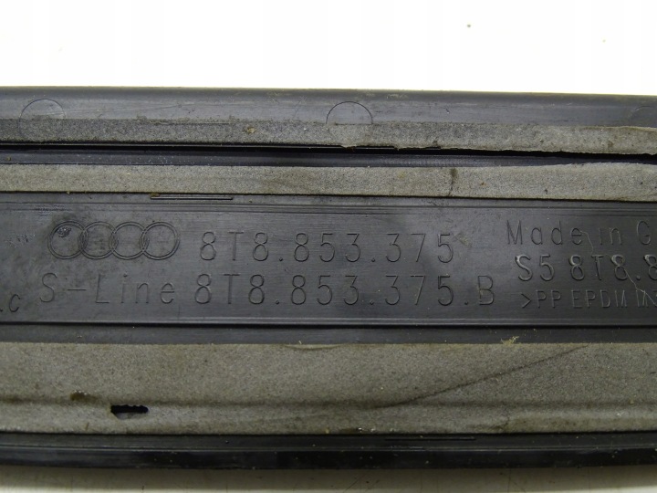 ENSEMBLE REVÊTEMENTS BAGUETTES SEUIL S-LINE SLINE AUDI A5 8T 5D 8T8853374B