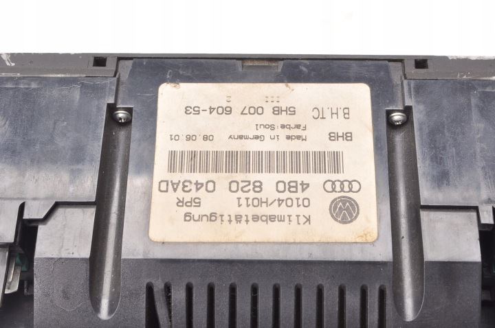 AUDI A6 C5 PANNEAU COMMUTATEUR CLIMATISATION LIFT 4B0820043AD