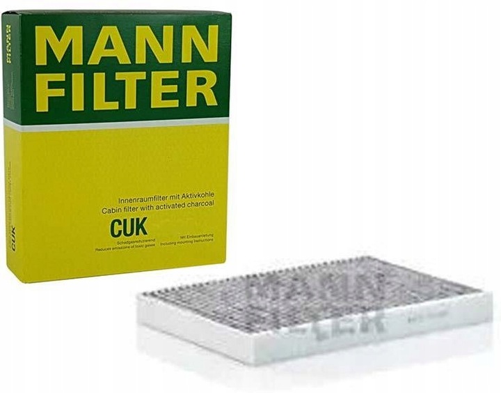 MANN-FILTER FILTRO DE CABINA DE CARBON CUK 31 003 