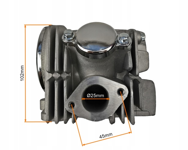 CULASSE VERS PISTON 54MM 125 CC 154FMI KING SCOOTER ATV QUAD ARBRE 32 ZEBY