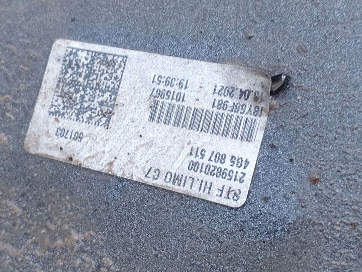 AUDI A6 C7 4G5 BERLINE 10-15 PARE-CHOCS ARRIÈRE ARRIÈRE €