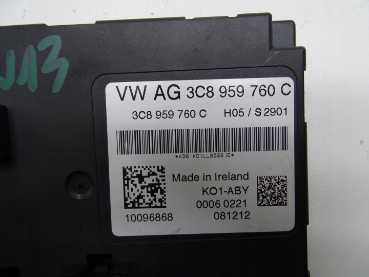 MODULE CONTRÔLEUR SIÈGES 3C8959760C SKODA SUPERB II VW PASSAT CC