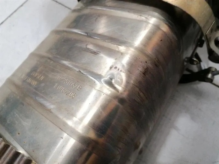 PORSCHE 911 992 EXHAUST SILENCER 992298019C TURBO AVEC
