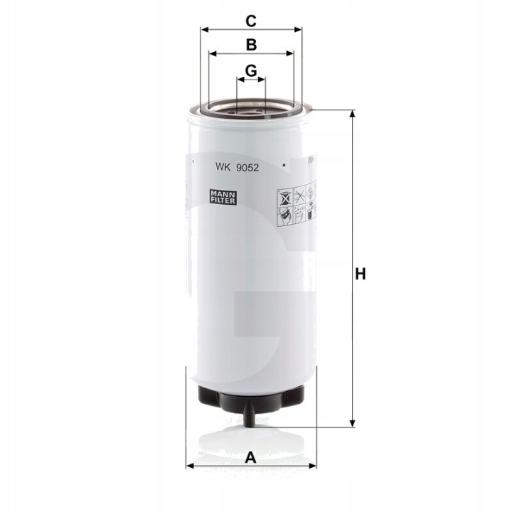 MANN FILTRE FILTRE WYMIENNY CARBURANTS