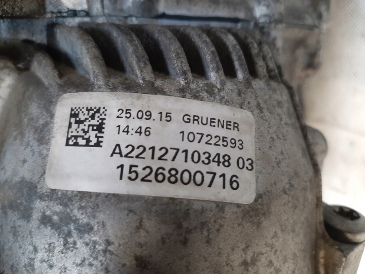 MERCEDES-BENZ S-CLASS W221 BOÎTE DE VITESSES AUTOMATIQUE 2222710701