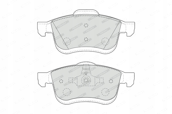 FERODO ZAPATAS DE FRENADO PARTE DELANTERA SIN ANEXOS Z CERRADURA FIAT DOBLO DOBLO 