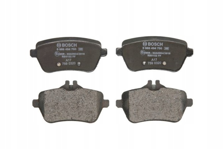 PLAQUETTES FREIN DB T. W222- C217- R231 12-