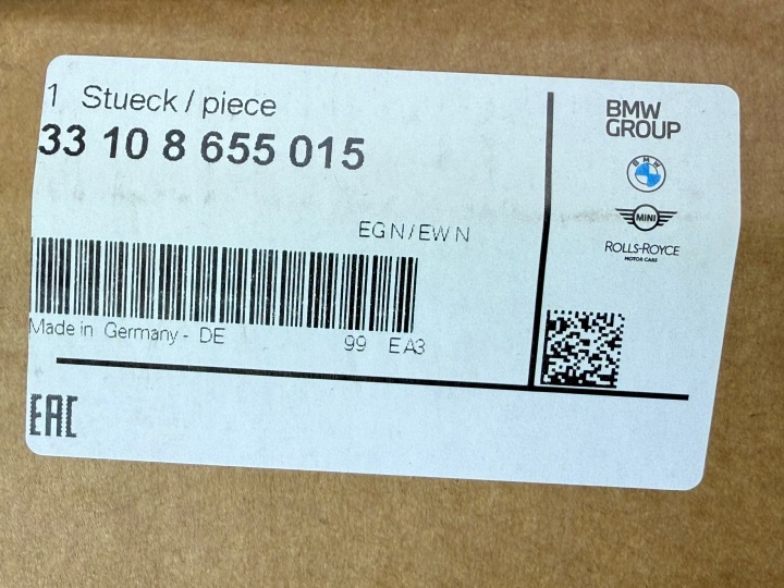BMW X3 G01 X4 G02 MOTEUR B48 PONT DIFFÉRENTIEL ARRIÈRE NEUF ORIGINAL 8655015
