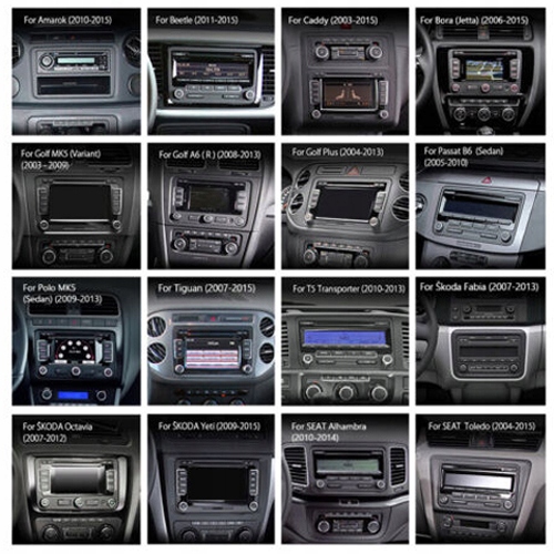 RADIO ANDROID 13 GOLF 5 V 6 VI VW PASSAT B6 B7 TIGUAN TOURAN CADDY 2GB/64GB 