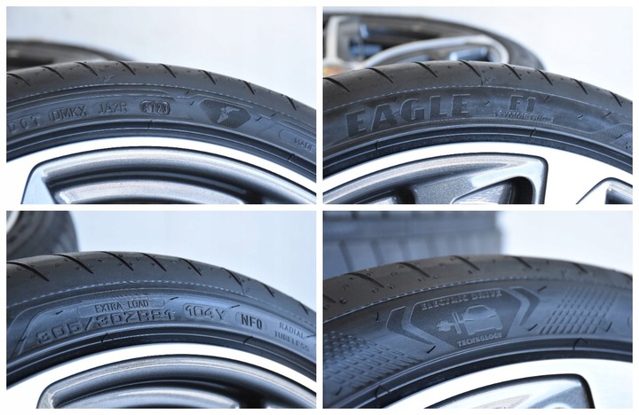 RUEDAS PORSCHE 21 TAYCAN 4, 4S TURBO GTS NUEVO LATO GOODYEAR 2023 KUTE 