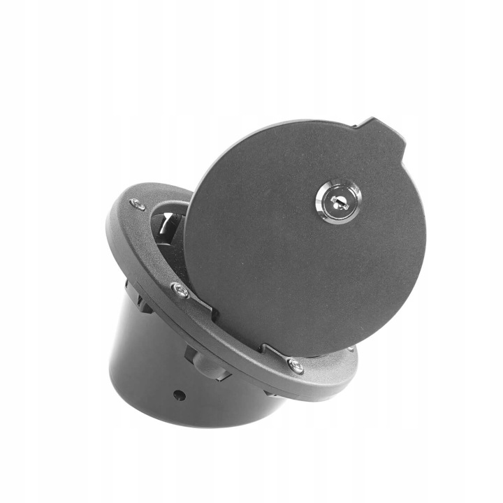 CLAPET GOULOTTE DE REMPLISSAGE CARBURANTS JEEP WRANGLER JK 2007-2018 ALUMINIUM ABS AVEC CLÉ
