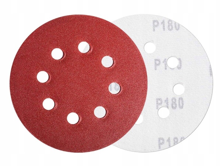 100SZT 125MM PAPIER SCIERNY VERS SZLIFIERKI MIMOSRODOWEJ P40-P180