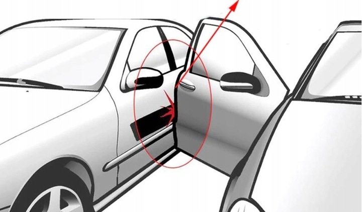 PERFIL PROTECCIÓN KRAWEDZI DE PUERTA COCHE TOPE DE SUSPENSION FORRO RANTU AUTO 5M 