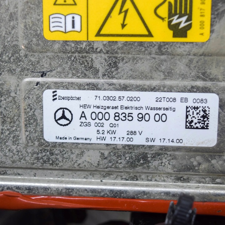 MERCEDES-BENZ GLE W167 ÉLECTRIQUE CHAUFFAGE LIQUIDE REFROIDISSEMENT 2022