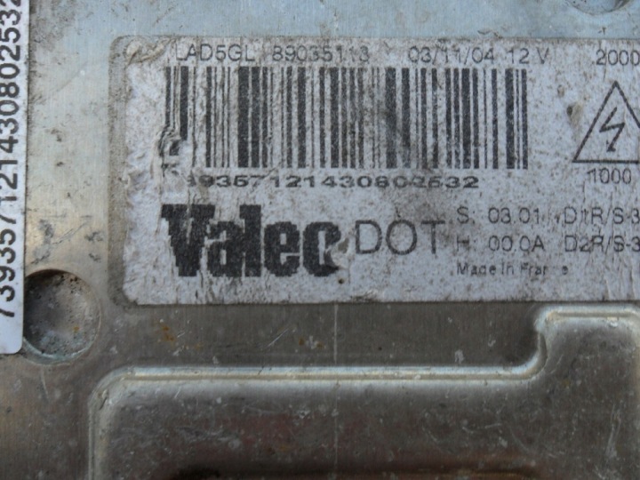 CONVERTISSEUR XÉNON VOLVO S60 S80 V70 89035113