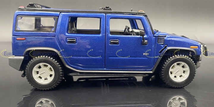 HUMMER H2 SUV 2003 blue 1:27 Maisto 31231nuotrauka 8