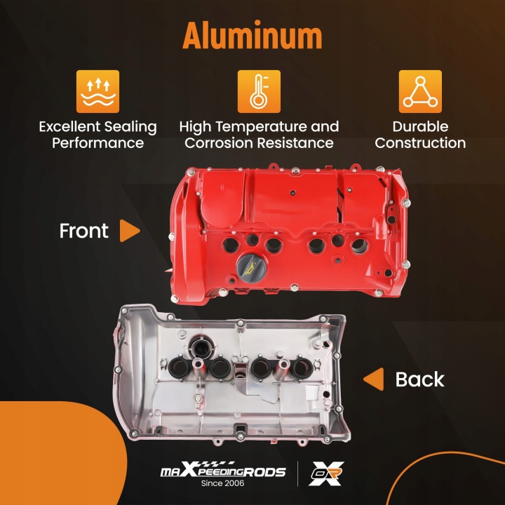 COUVERCLE DE SOUPAPES ALUMINIUM VERS MINI COOPER AVEC R56 R57 R58 R59 R60 1.6 TURBO