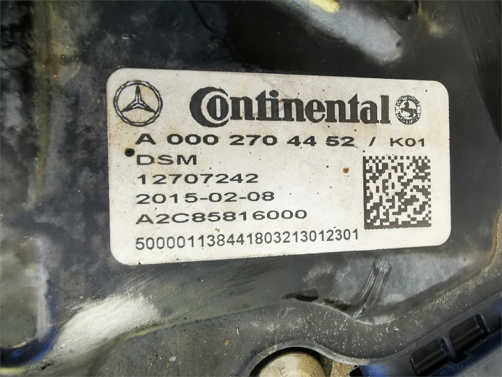 MERCEDES S-KLASA W222 S350 CDI AUTOMATIQUE BOÎTE DE VITESSES 2222707403