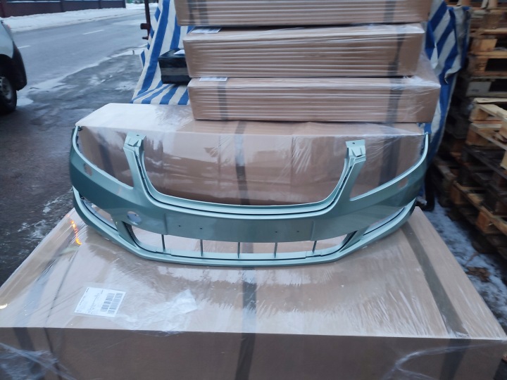 PARE-CHOCS AVANT SKODA FABIA 5J 04.10-06.14 LIFT ROOMSTER PRAKTIK XÉNON LF7W