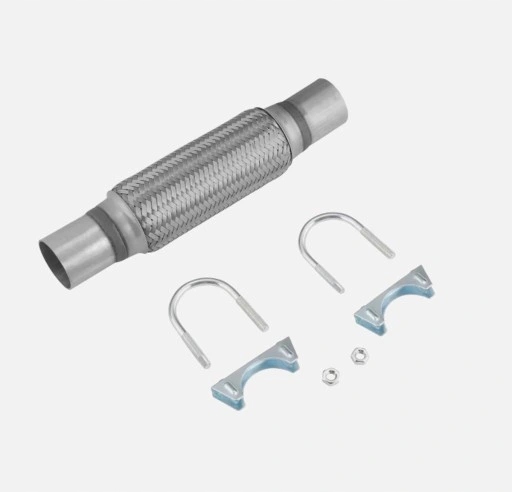 CONNECTEUR FLEXIBLE ÉCHAPPEMENT SILENCIEUX Ø 50MM X 200MM SUR COLLIERS